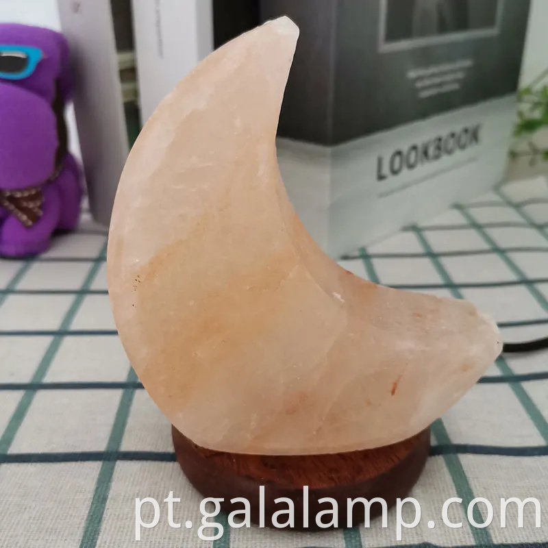 Lâmpada de sal do Himalaia por atacado com luzes LED para decoração caseira